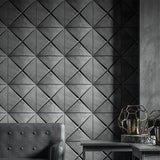 Geometric Diamond 3D Concrete Wall Panel