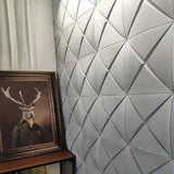 Geometric Diamond 3D Concrete Wall Panel