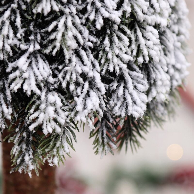 Snowy Christmas Pine Tree