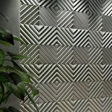 Oblique Lines 3D Concrete Wall Panel