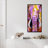 Elephant Trunk Abstract Art Stretched Canvas