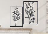 Flowers And Plant Metal Wall Art