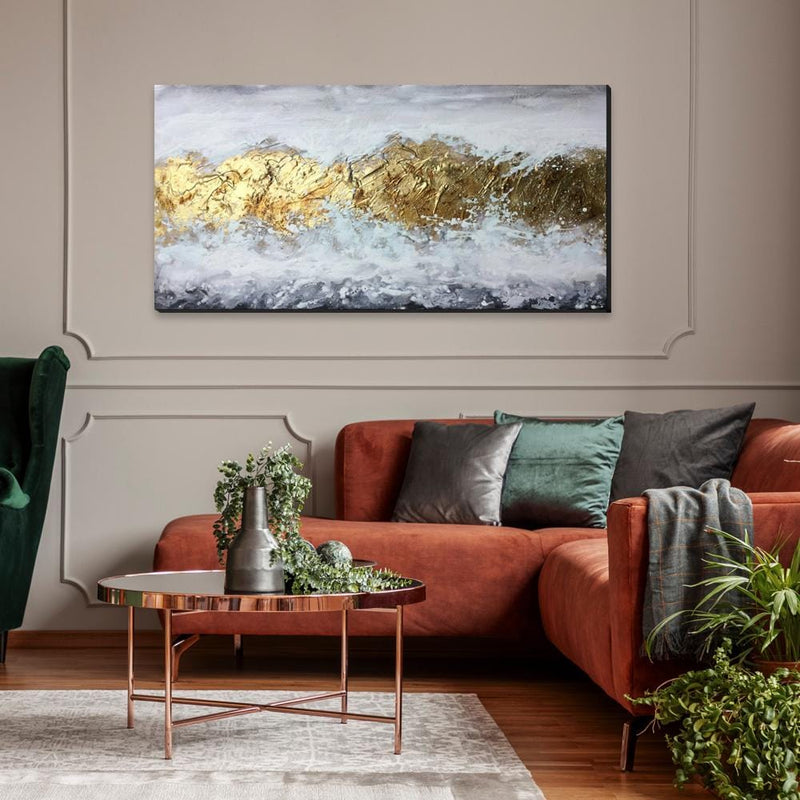 Golden Range Oil Painting