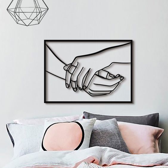 Hand In Hand 2 Metal Wall Art