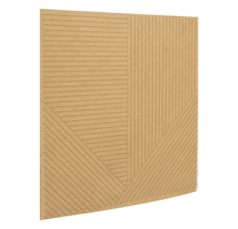 Euclid Stained Wooden Wall Panel