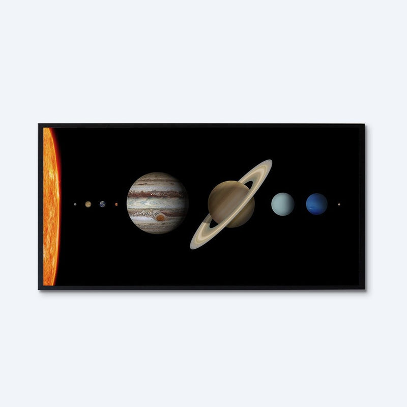 The Solar System Stretched Canvas
