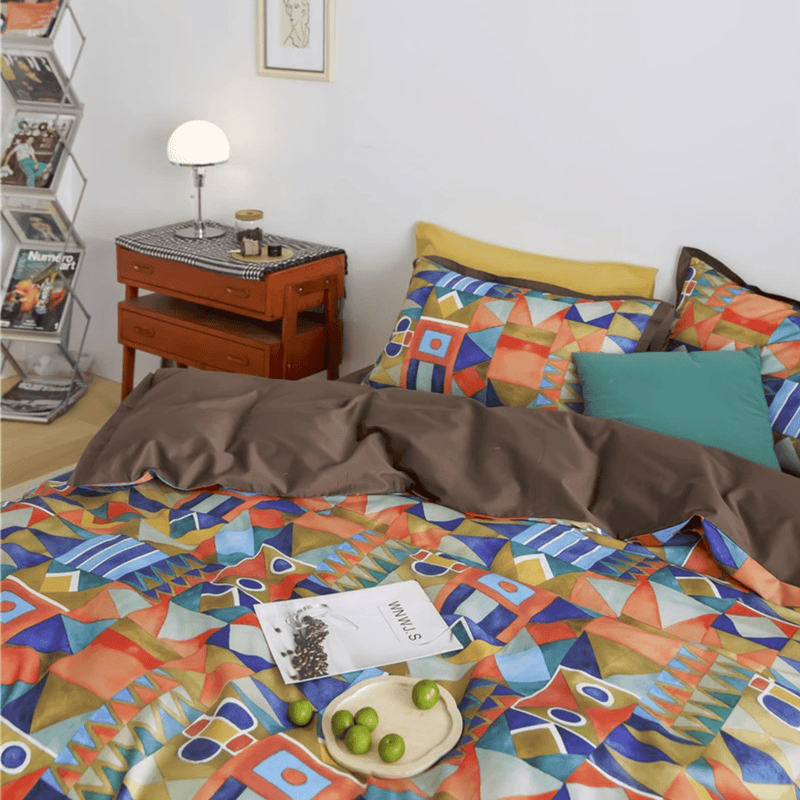 Shapes and Colors Duvet Cover Set (Egyptian Cotton)