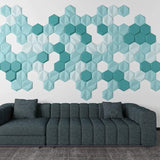 Euclid Hexagon 3D Wall Panel