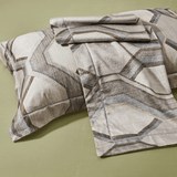 Geometric Waves Duvet Cover Set (Egyptian Cotton)
