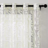 Splash Ring Cream Sheer Curtain