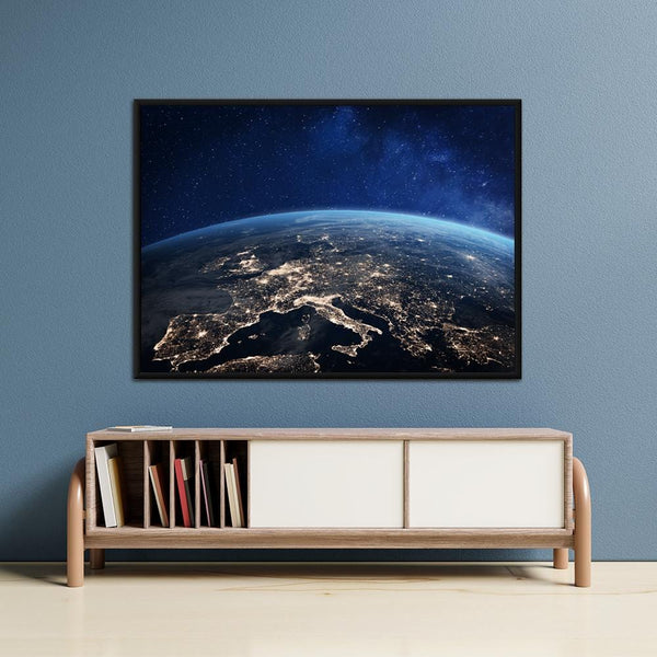 Earth From Above Stretched Canvas