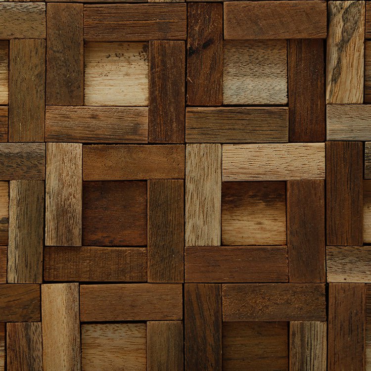 Freecube Wood Mosaic Wall Panel
